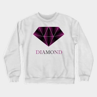 Purple geometric diamond Crewneck Sweatshirt